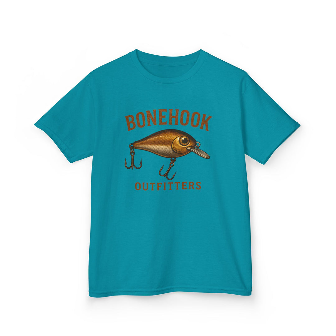 Boys’ Crankbait Fishing Tee – Bonehook Outfitters Youth Lure Shirt