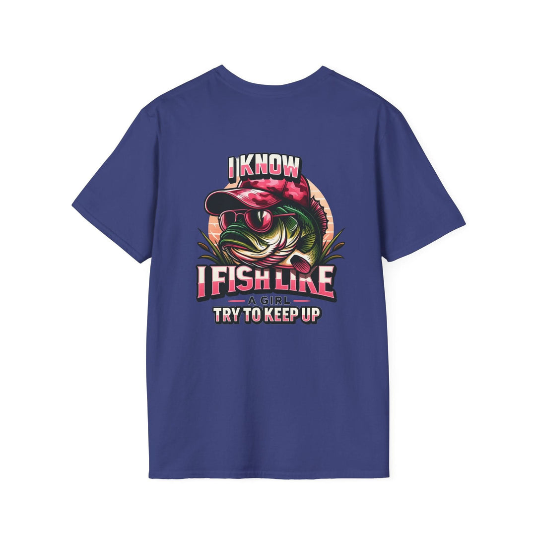 I Fish Like a Girl – Try to Keep Up Tee by Bonehook Outfitters
