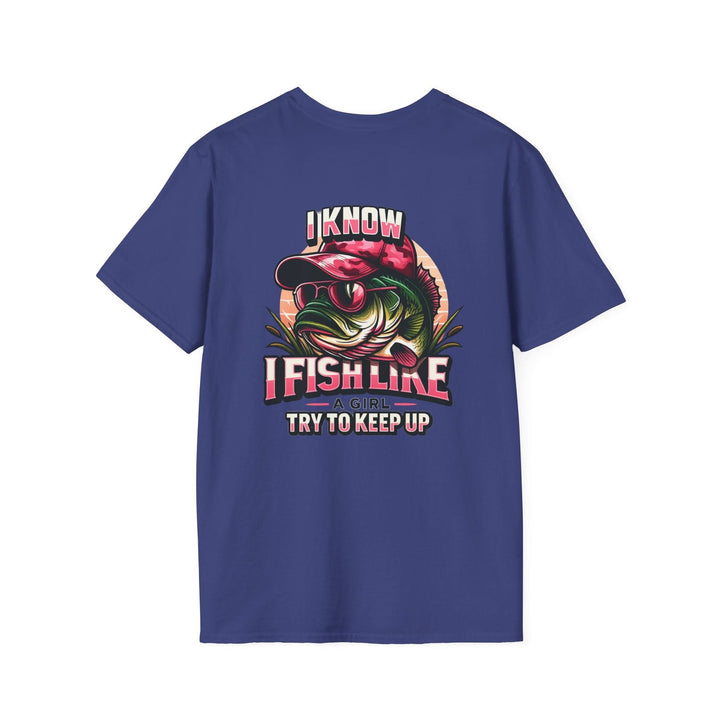 I Fish Like a Girl – Try to Keep Up Tee by Bonehook Outfitters
