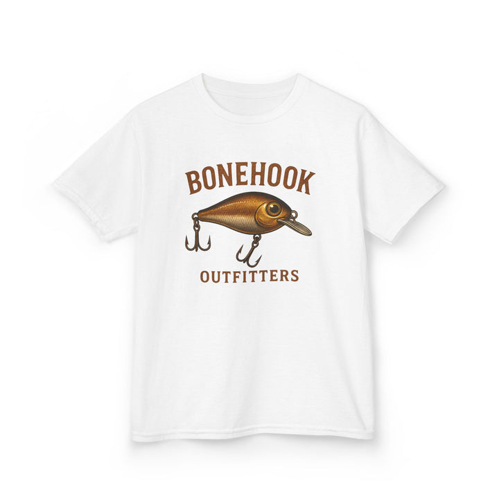 Boys’ Crankbait Fishing Tee – Bonehook Outfitters Youth Lure Shirt