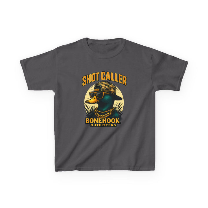 Boys’ Shot Caller Duck Tee – Bonehook Youth Camo Street Style Shirt
