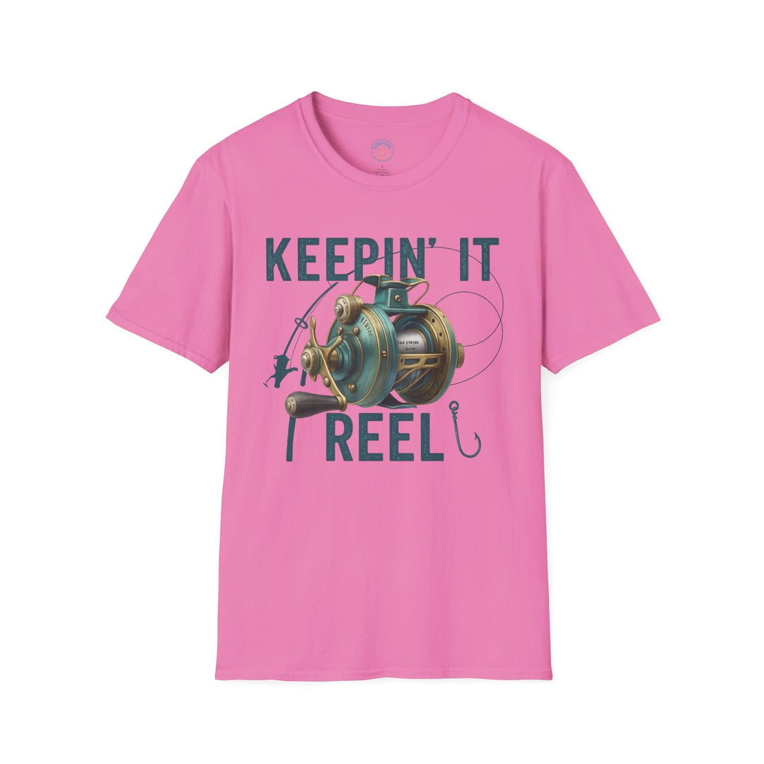 Keepin’ It Reel Fishing T-Shirt – Funny Graphic Tee for Anglers