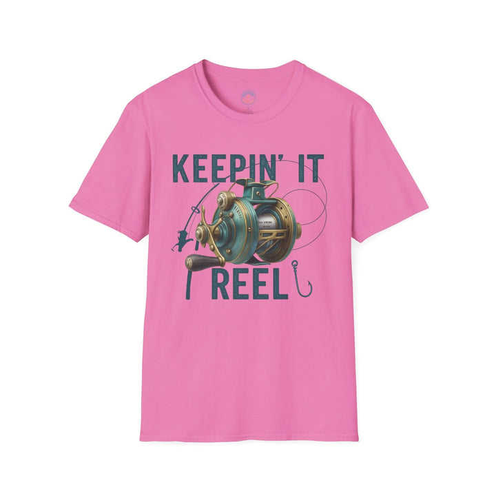 Keepin’ It Reel Fishing T-Shirt – Funny Graphic Tee for Anglers