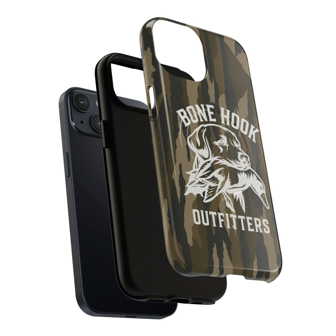 Bone Hook Outfitters Camo Phone Case – Dog & Duck Edition
