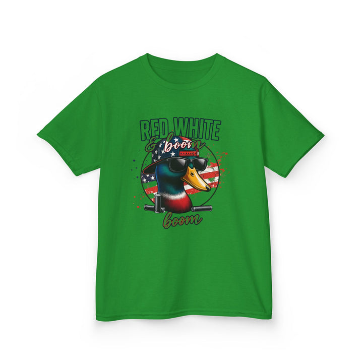 Red, White & Boom Duck Youth Tee – Patriotic Southern Style