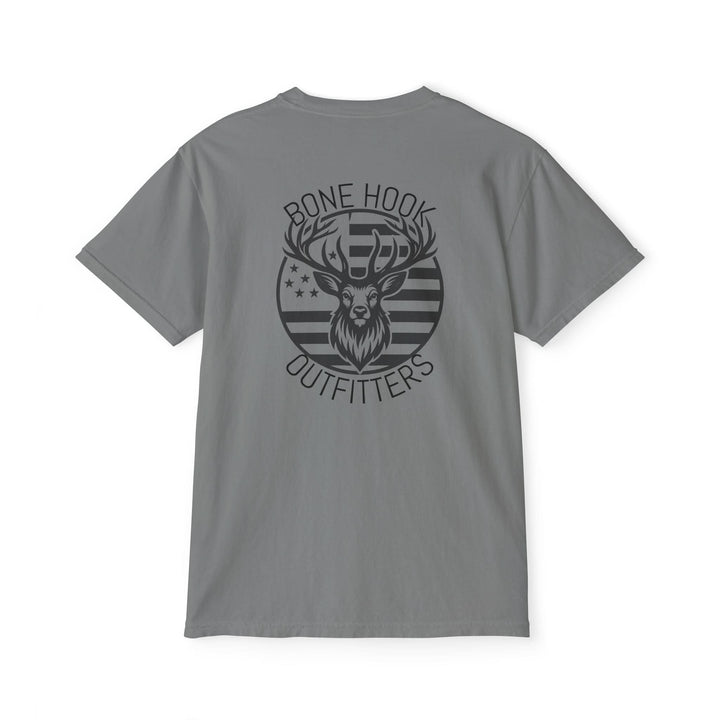 American Buck Tee – Bonehook Outfitters Flag Deer Shirt
