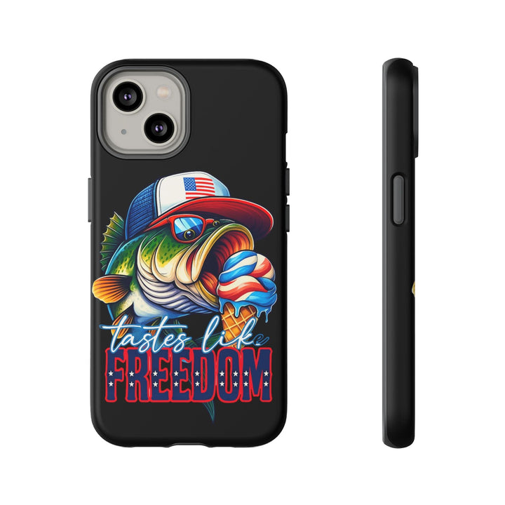 Tastes Like Freedom Bass iPhone Case – Patriotic Funny Ice Cream Design