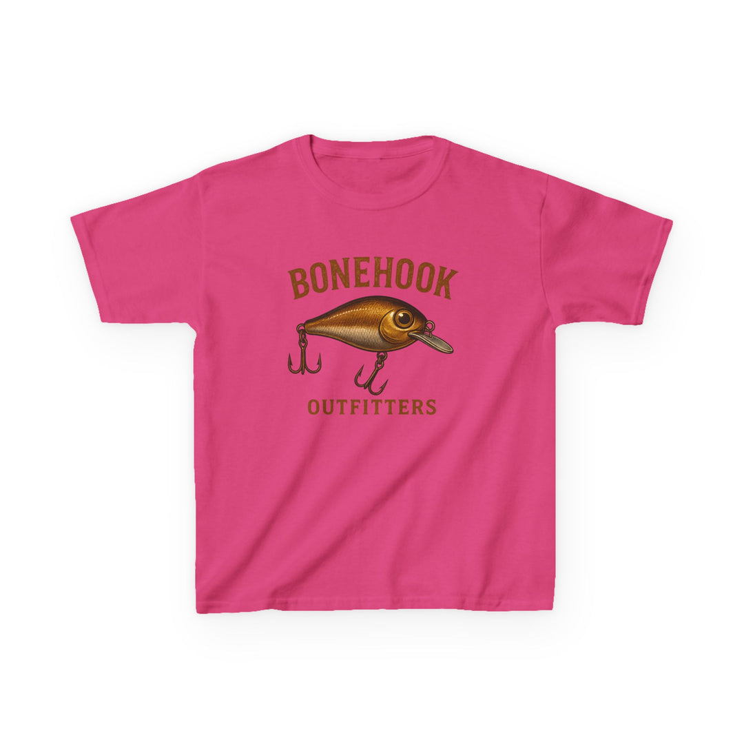 Boys’ Crankbait Fishing Tee – Bonehook Outfitters Youth Lure Shirt