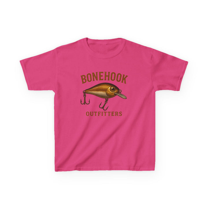 Boys’ Crankbait Fishing Tee – Bonehook Outfitters Youth Lure Shirt