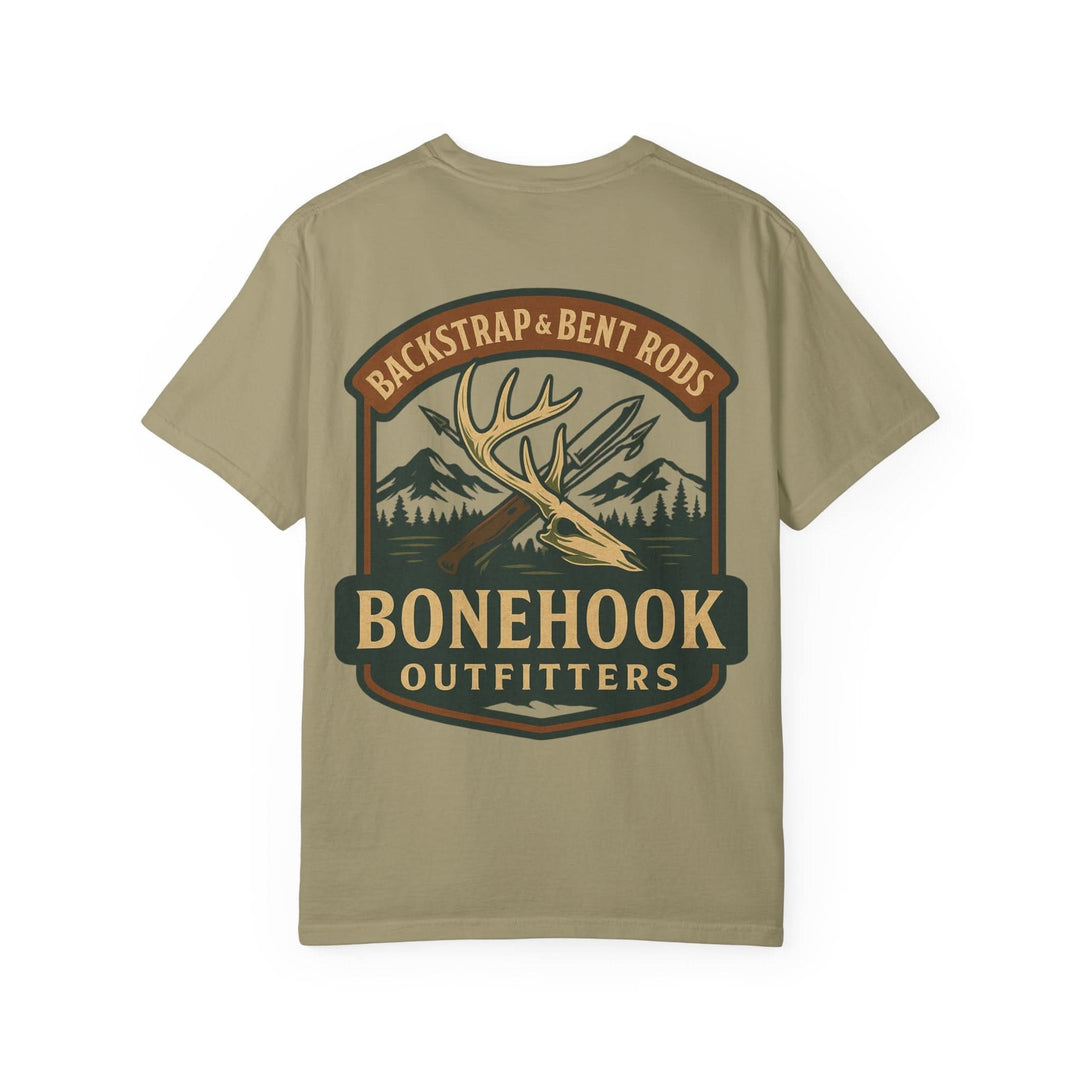 Backstrap & Bent Rods Tee – Bonehook Outdoorsman Lifestyle Shirt
