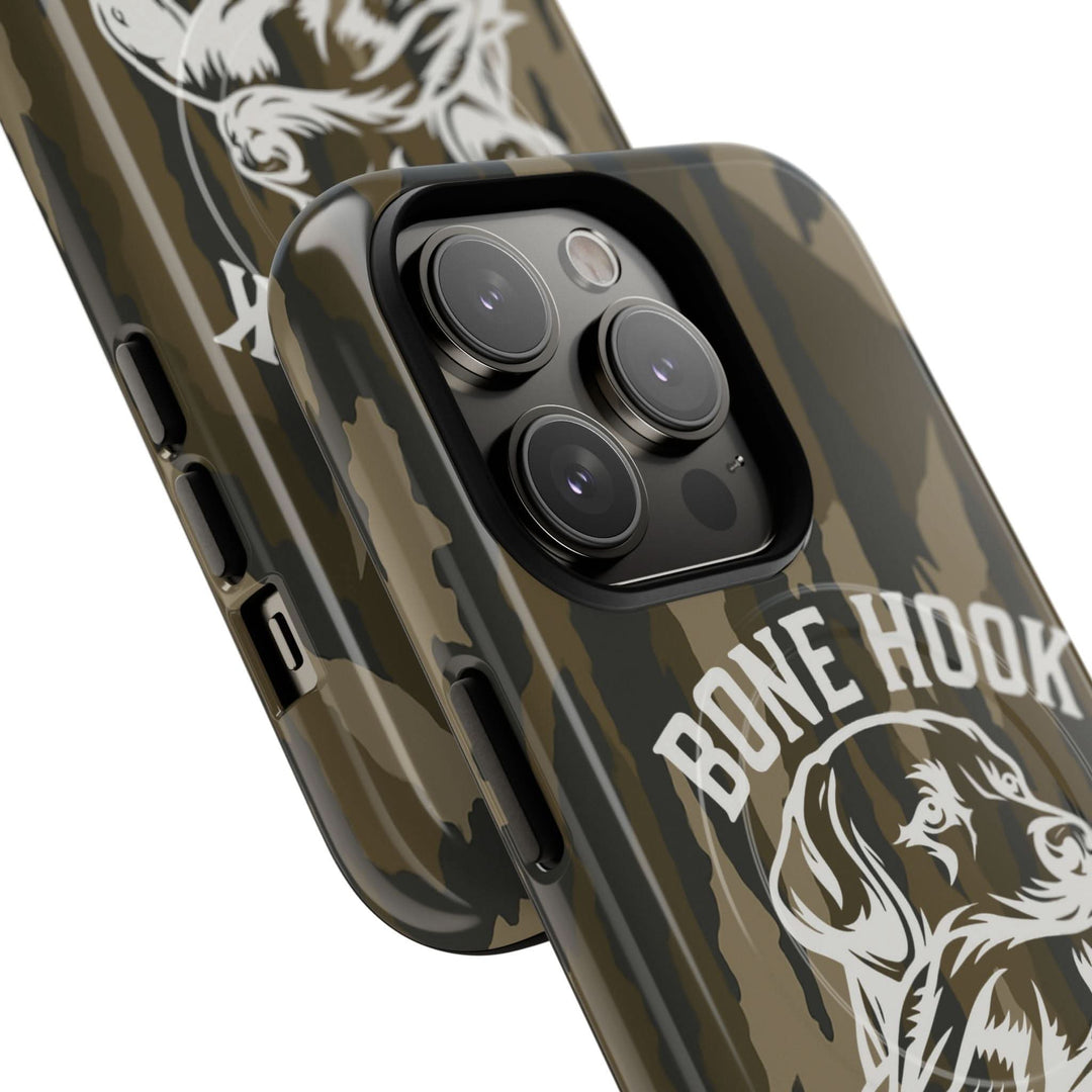 Bone Hook Outfitters Camo Phone Case – Dog & Duck Edition