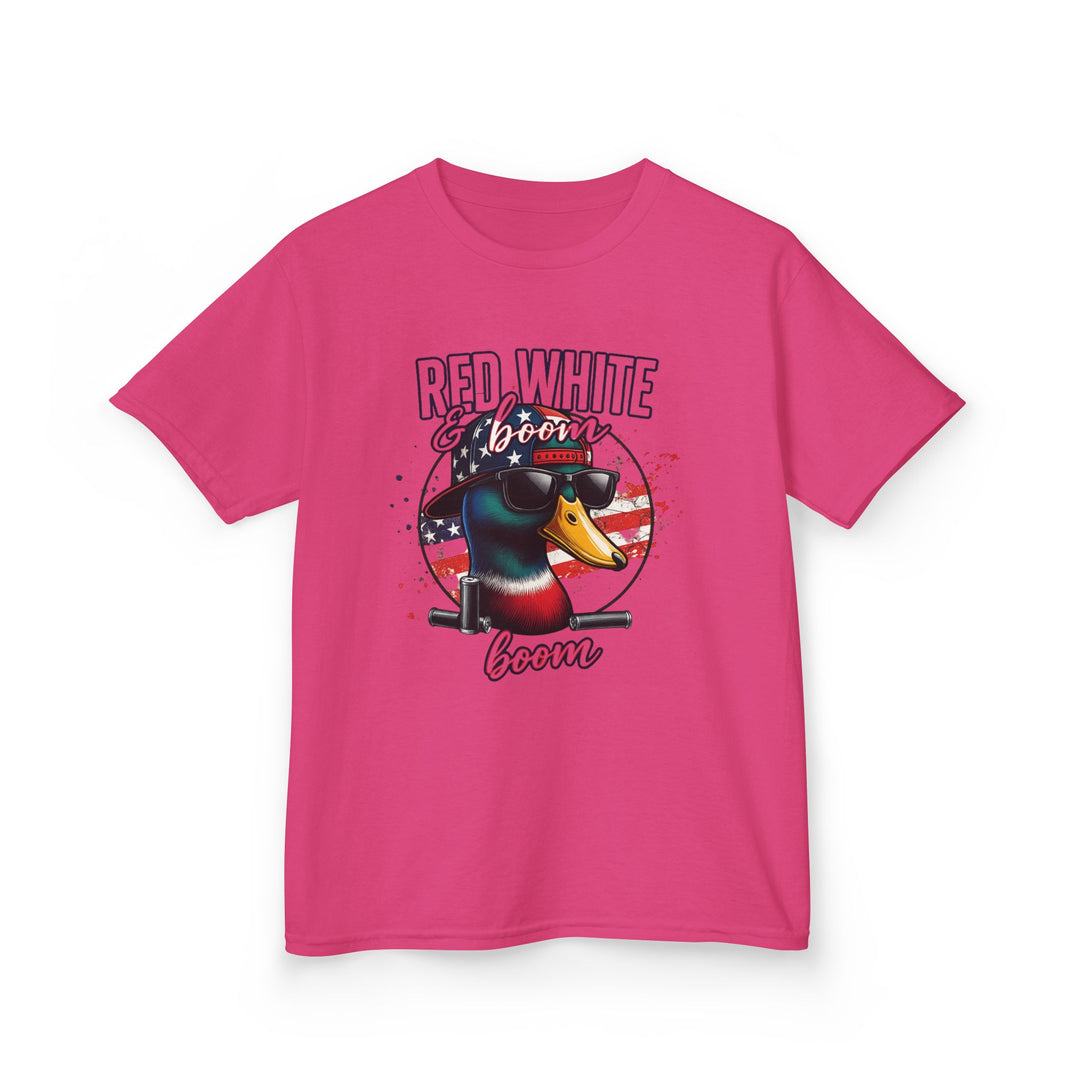 Red, White & Boom Duck Youth Tee – Patriotic Southern Style