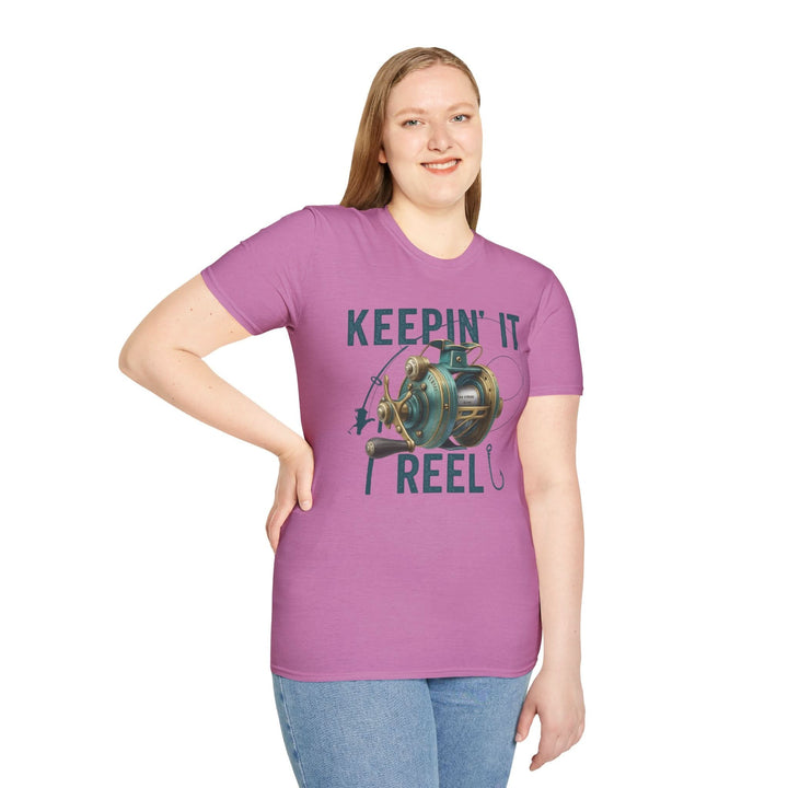 Keepin’ It Reel Fishing T-Shirt – Funny Graphic Tee for Anglers