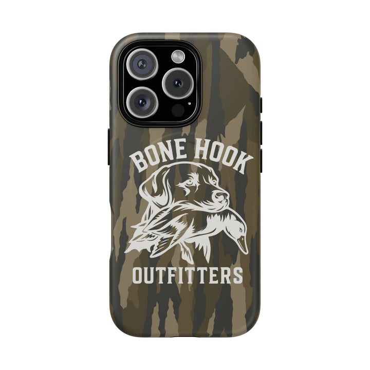 Bone Hook Outfitters Camo Phone Case – Dog & Duck Edition