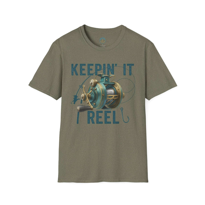 Keepin’ It Reel Fishing T-Shirt – Funny Graphic Tee for Anglers