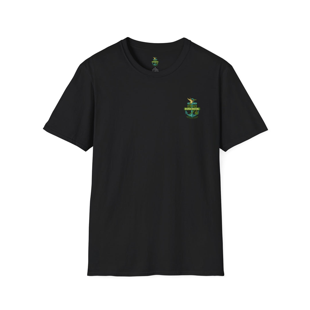 Bonehook Outfitters Women's Mallard & Anchor Tee – Sage Green