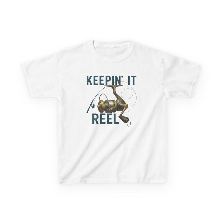 Keepin’ It Reel Youth Fishing Tee – Bonehook Outfitters