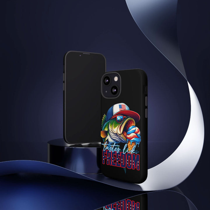 Tastes Like Freedom Bass iPhone Case – Patriotic Funny Ice Cream Design
