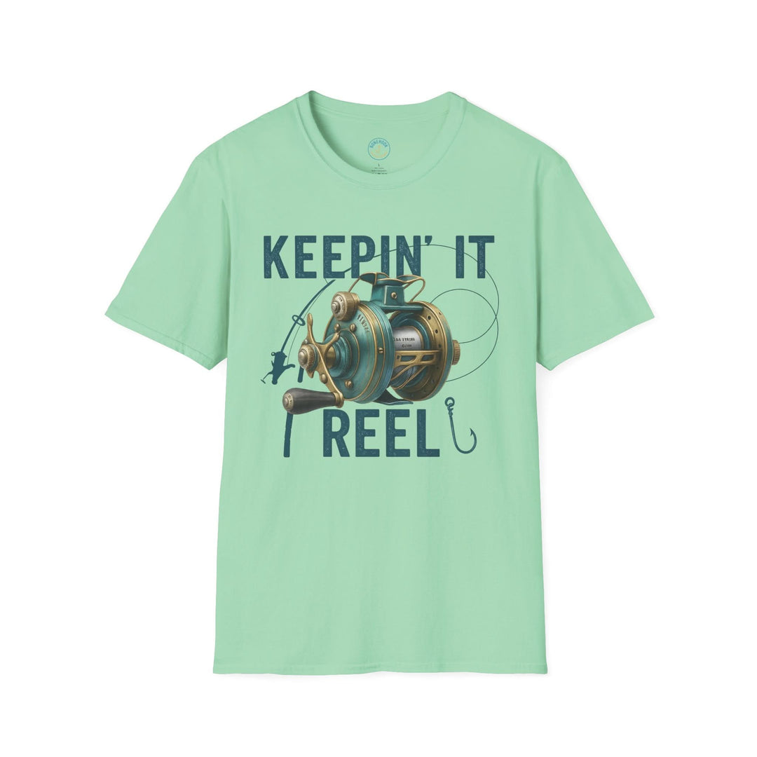 Keepin’ It Reel Fishing T-Shirt – Funny Graphic Tee for Anglers