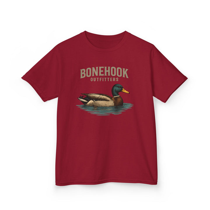 Boys’ Mallard Duck Tee – Bonehook Outfitters Youth Waterfowl Shirt