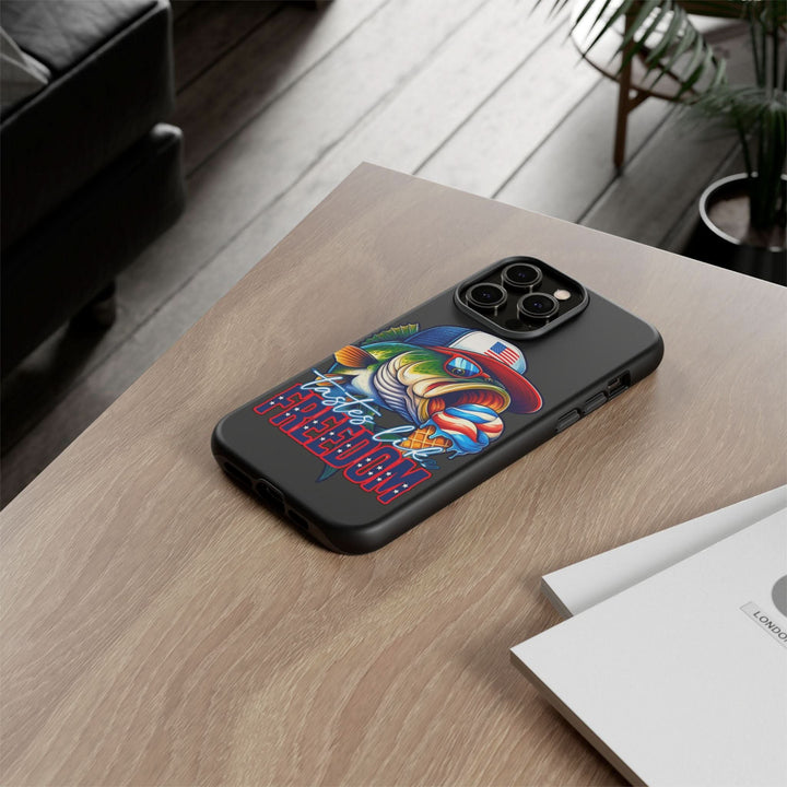 Tastes Like Freedom Bass iPhone Case – Patriotic Funny Ice Cream Design