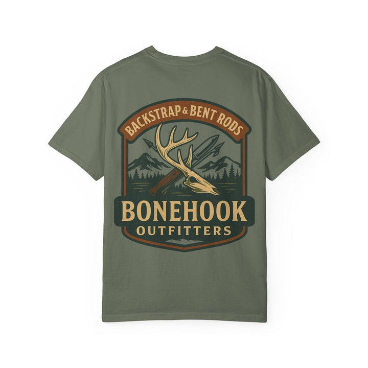 Backstrap & Bent Rods Tee – Bonehook Outdoorsman Lifestyle Shirt