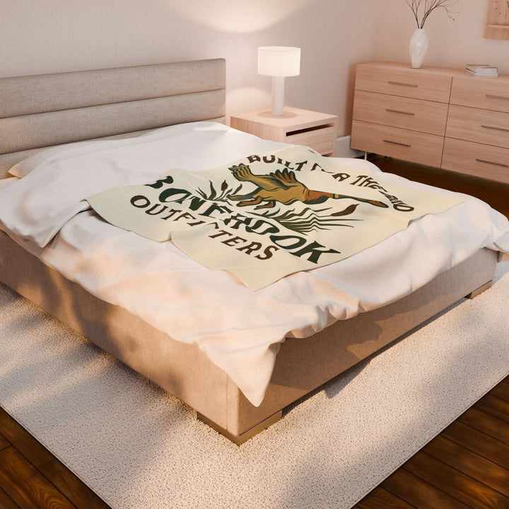 Built for the Blind Fleece Blanket – Bonehook Duck Hunting Throw