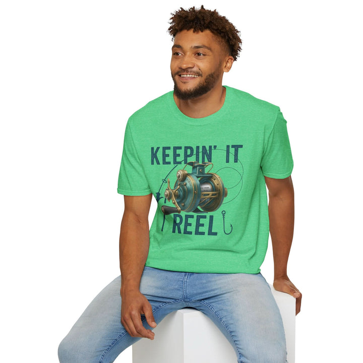 Keepin’ It Reel Fishing T-Shirt – Funny Graphic Tee for Anglers