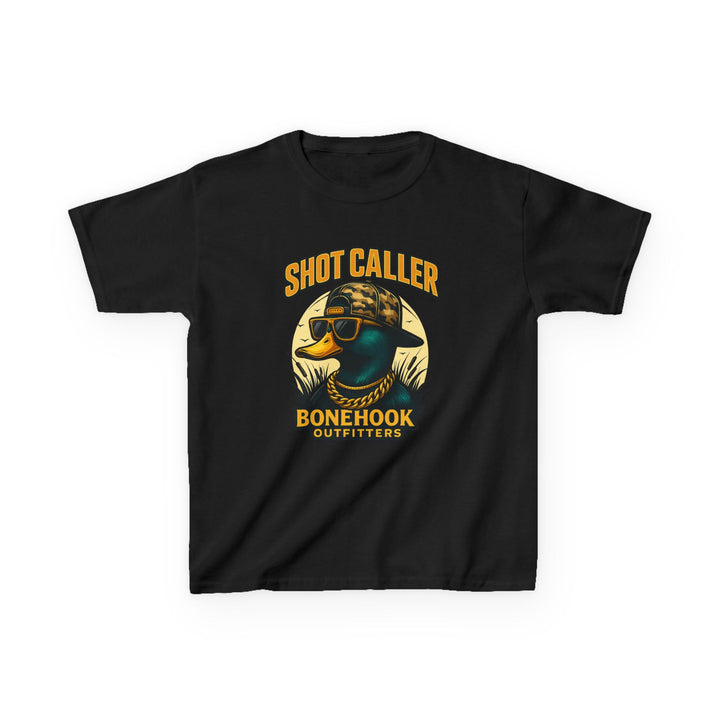 Boys’ Shot Caller Duck Tee – Bonehook Youth Camo Street Style Shirt