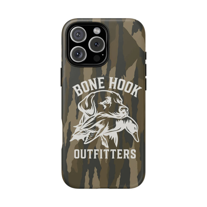 Bone Hook Outfitters Camo Phone Case – Dog & Duck Edition