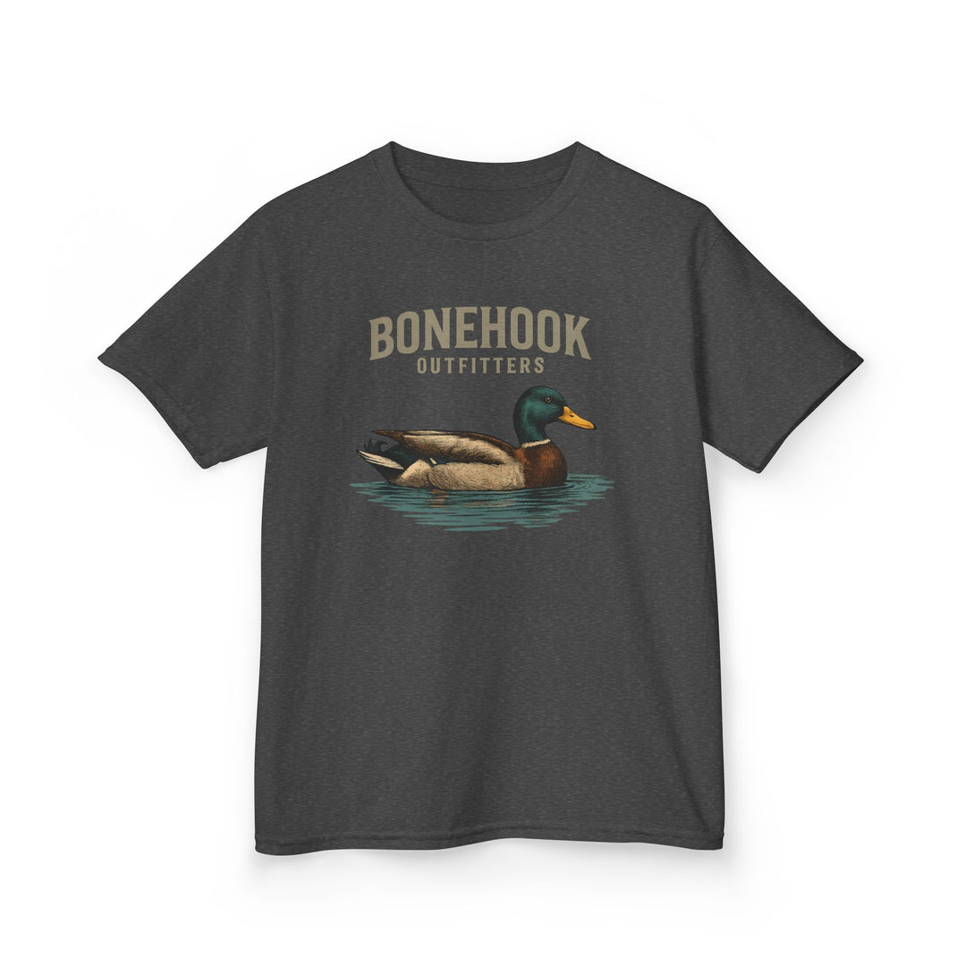 Boys’ Mallard Duck Tee – Bonehook Outfitters Youth Waterfowl Shirt