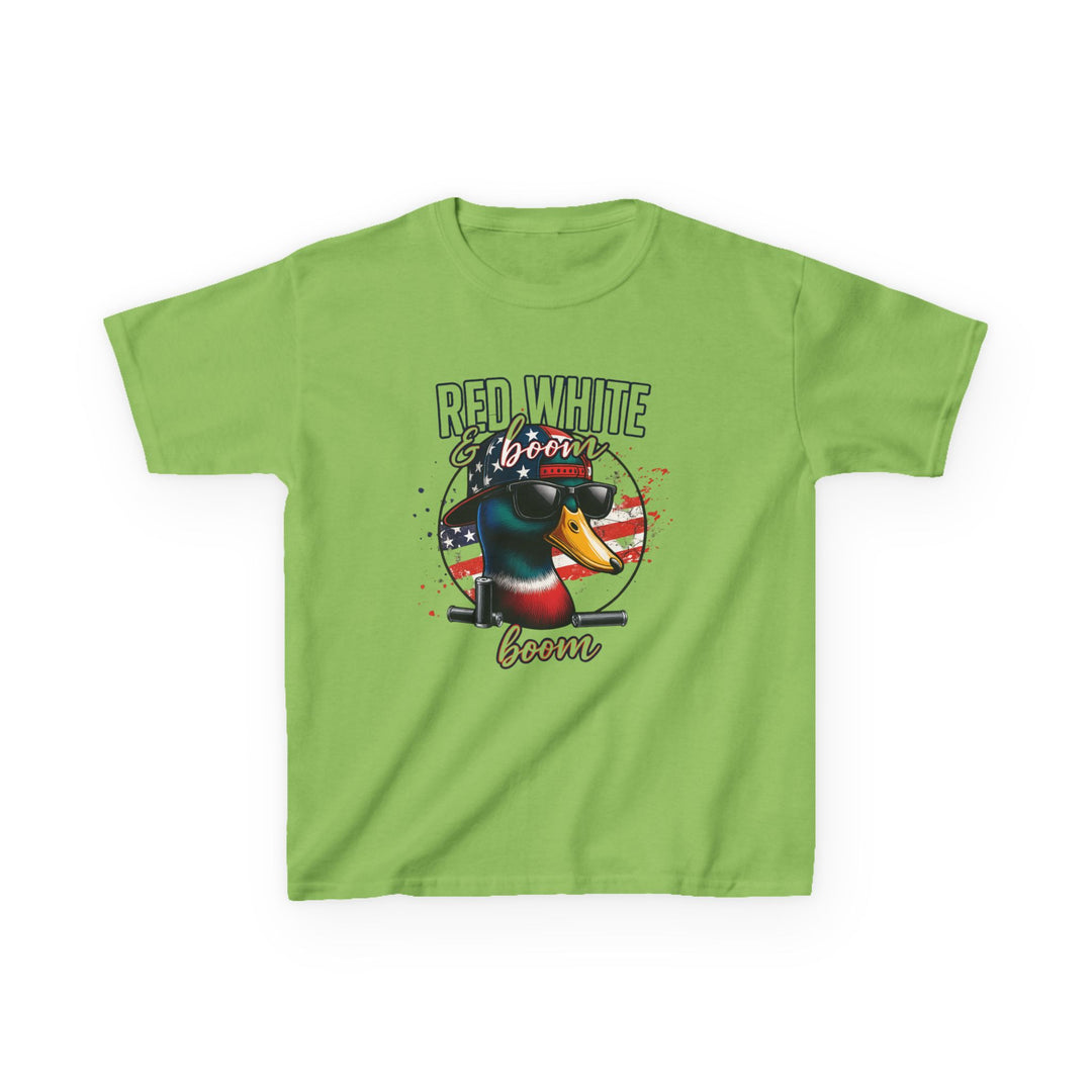 Red, White & Boom Duck Youth Tee – Patriotic Southern Style