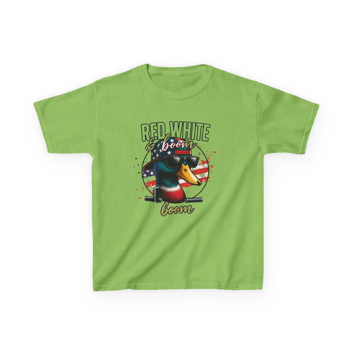 Red, White & Boom Duck Youth Tee – Patriotic Southern Style