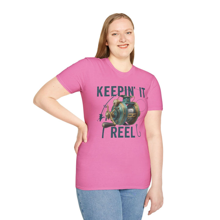 Keepin’ It Reel Fishing T-Shirt – Funny Graphic Tee for Anglers