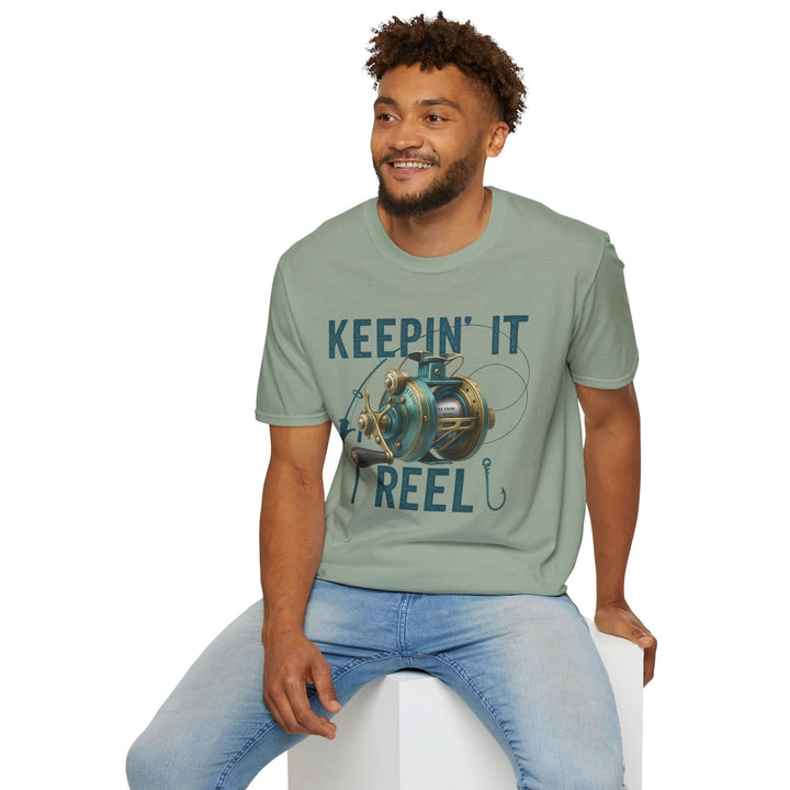 Keepin’ It Reel Fishing T-Shirt – Funny Graphic Tee for Anglers