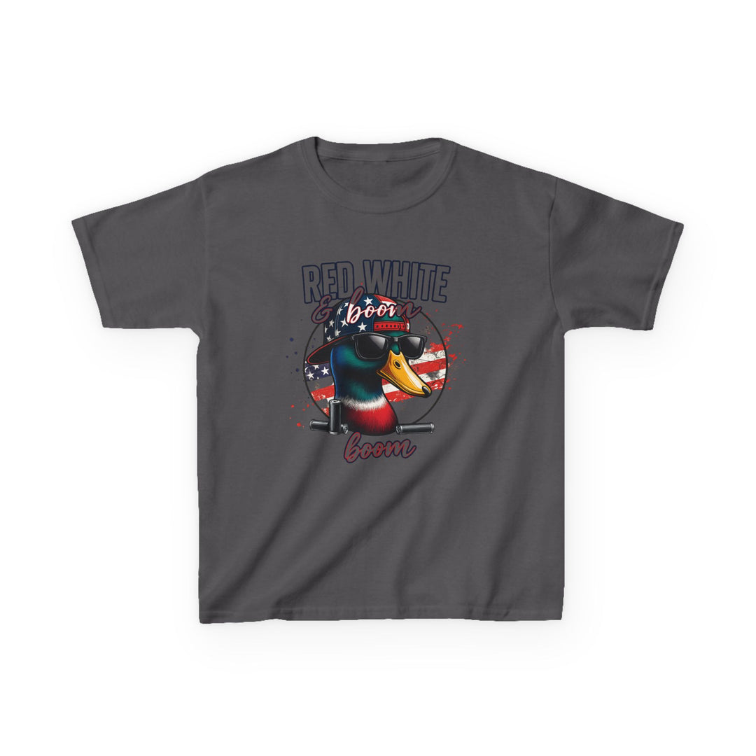 Red, White & Boom Duck Youth Tee – Patriotic Southern Style