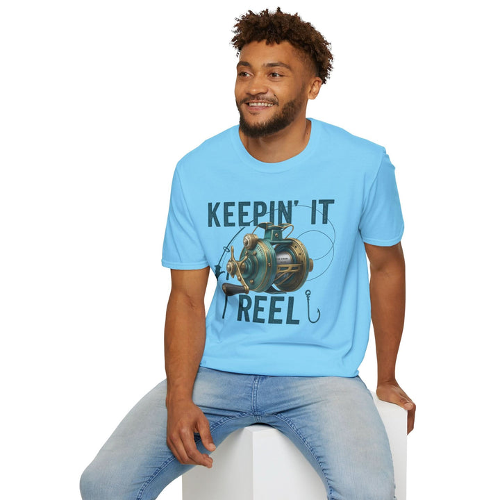 Keepin’ It Reel Fishing T-Shirt – Funny Graphic Tee for Anglers