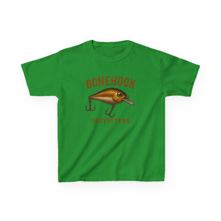Boys’ Crankbait Fishing Tee – Bonehook Outfitters Youth Lure Shirt