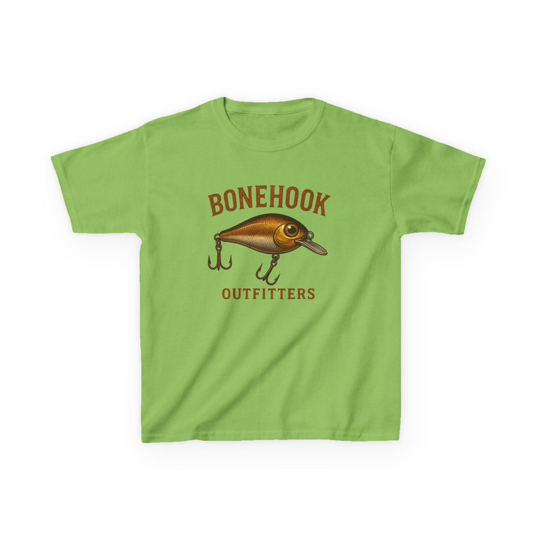 Boys’ Crankbait Fishing Tee – Bonehook Outfitters Youth Lure Shirt