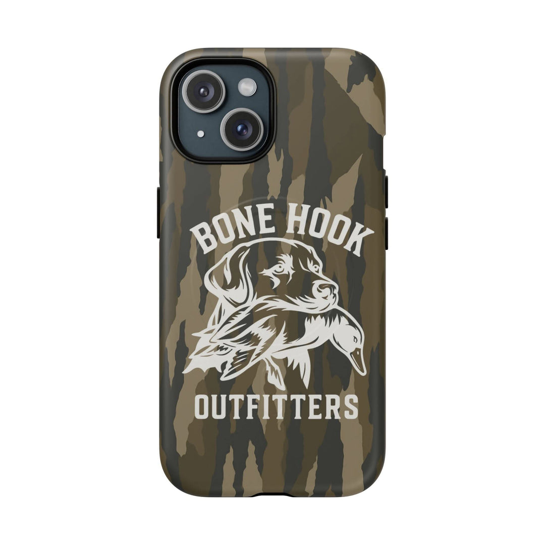 Bone Hook Outfitters Camo Phone Case – Dog & Duck Edition