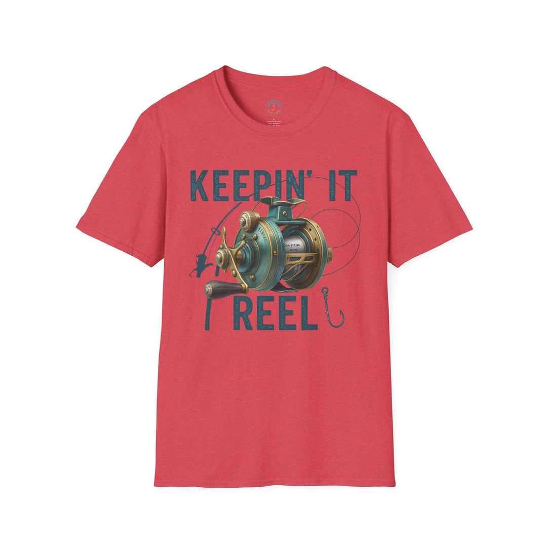 Keepin’ It Reel Fishing T-Shirt – Funny Graphic Tee for Anglers