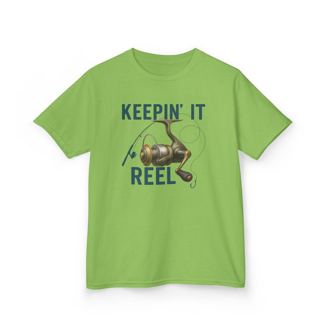 Keepin’ It Reel Youth Fishing Tee – Bonehook Outfitters