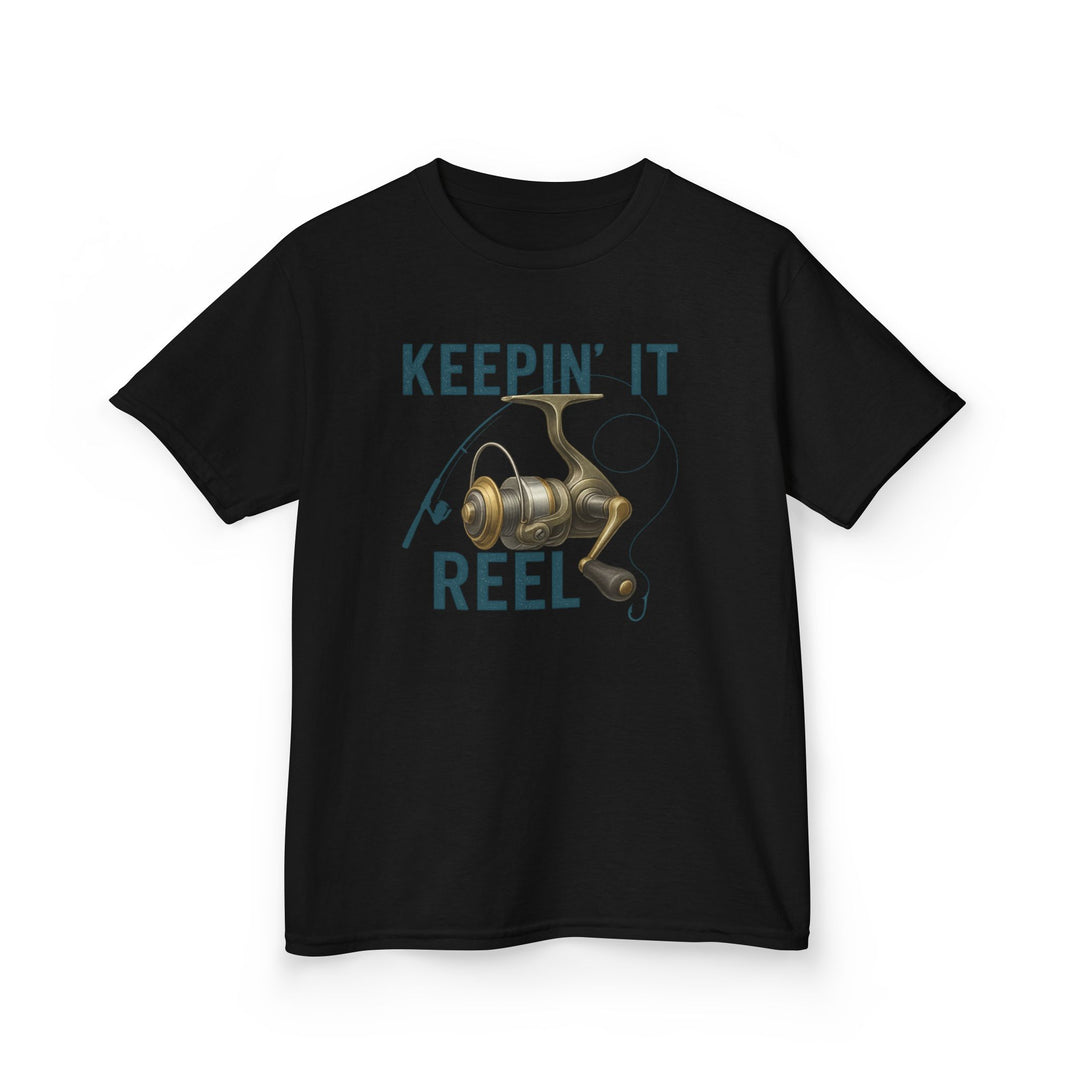 Keepin’ It Reel Youth Fishing Tee – Bonehook Outfitters