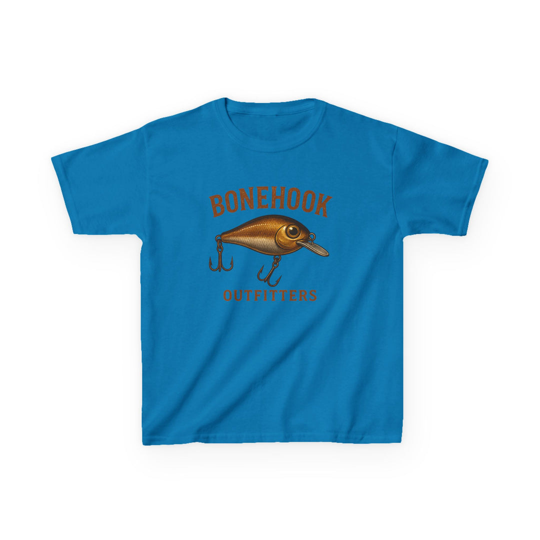Boys’ Crankbait Fishing Tee – Bonehook Outfitters Youth Lure Shirt