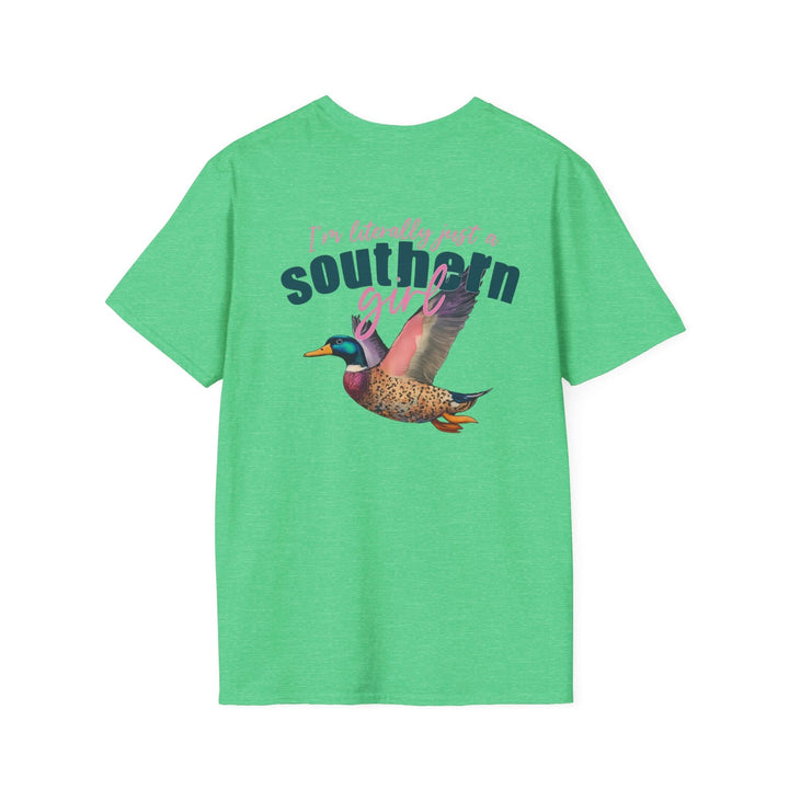 Southern Girl Duck Graphic T-Shirt, Unisex Tee for Casual Wear, Southern Pride Gift, Birthday Gift for Her, Nature Lover Apparel