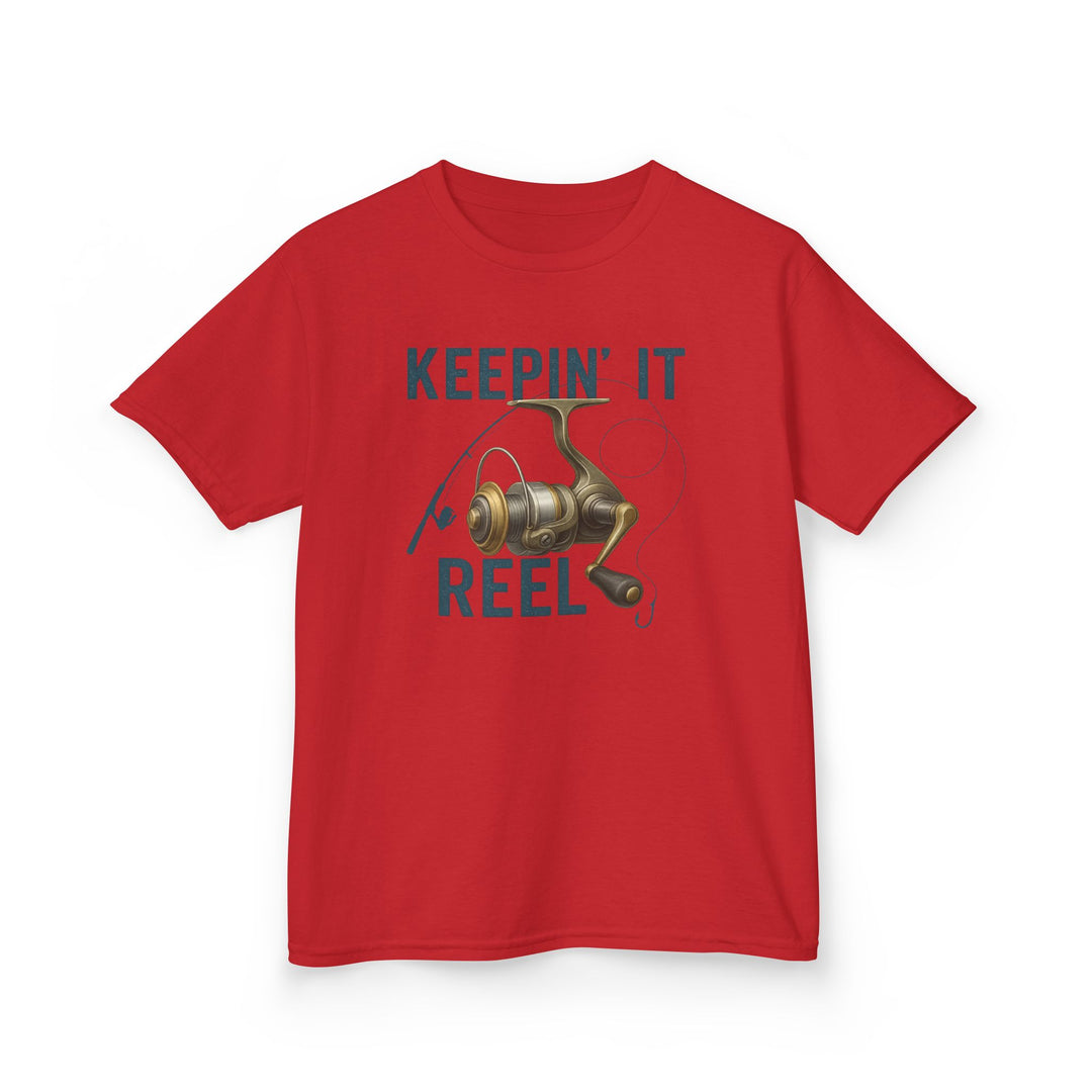 Keepin’ It Reel Youth Fishing Tee – Bonehook Outfitters
