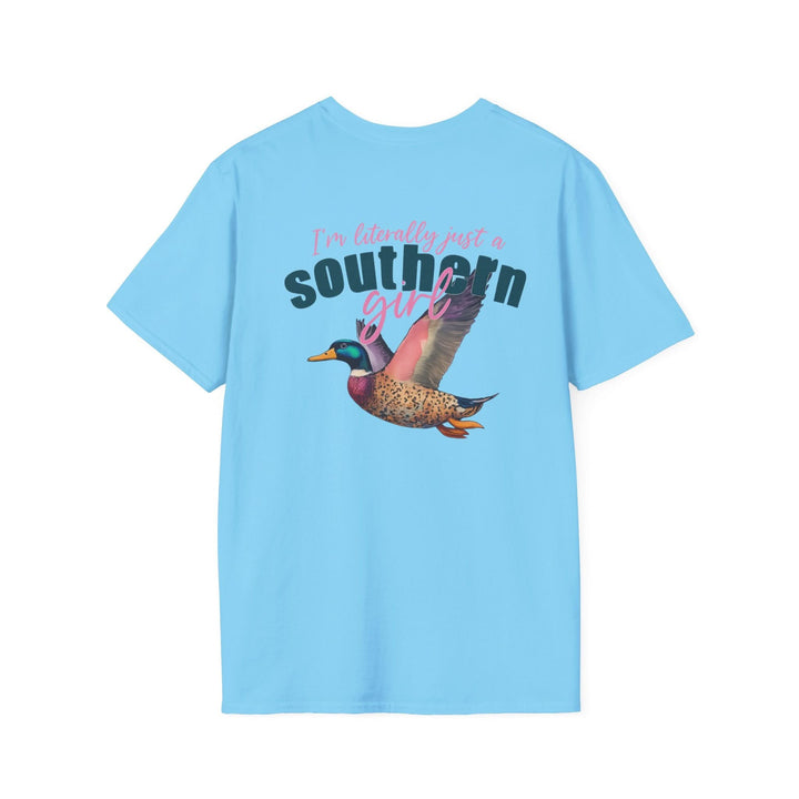 Southern Girl Duck Graphic T-Shirt, Unisex Tee for Casual Wear, Southern Pride Gift, Birthday Gift for Her, Nature Lover Apparel