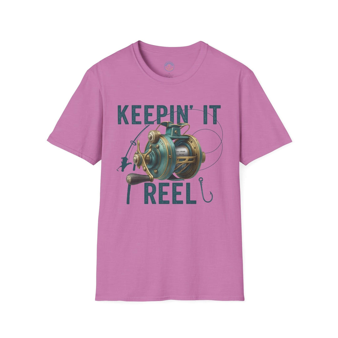 Keepin’ It Reel Fishing T-Shirt – Funny Graphic Tee for Anglers