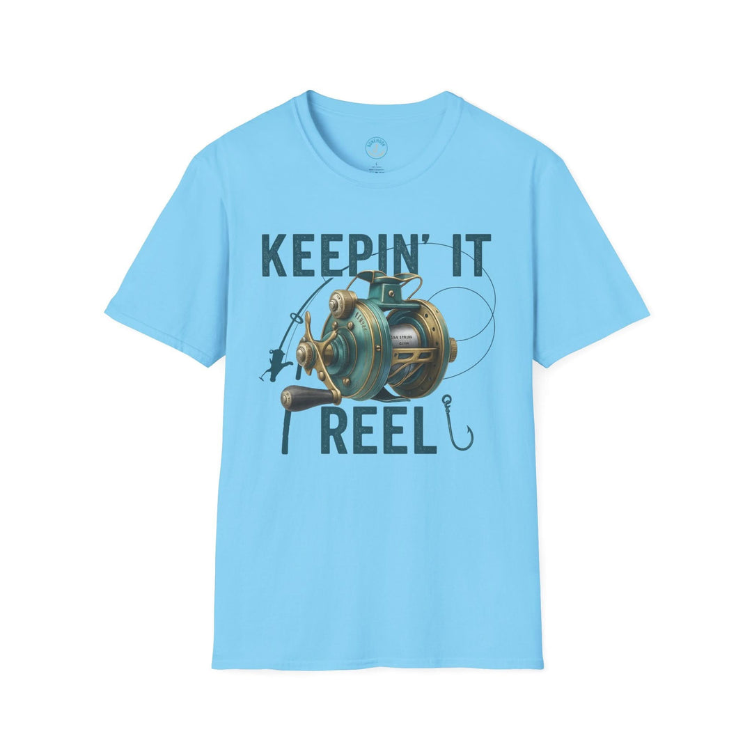 Keepin’ It Reel Fishing T-Shirt – Funny Graphic Tee for Anglers