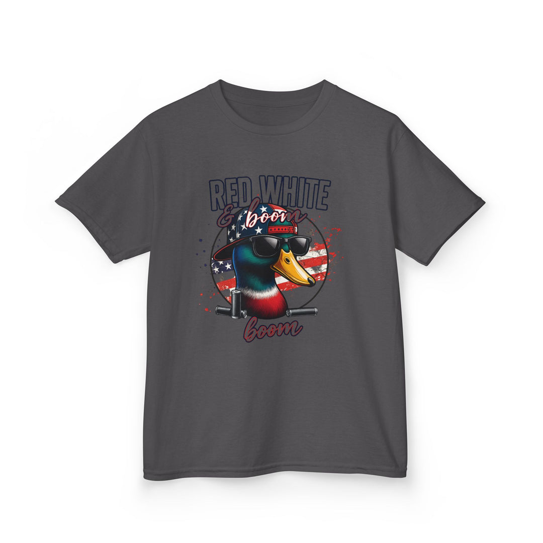 Red, White & Boom Duck Youth Tee – Patriotic Southern Style